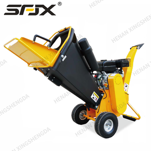 Broyeur de bois SRJX, capacité 2T/H, haute productivité, moteur, design jaune et noir - Product Image 6