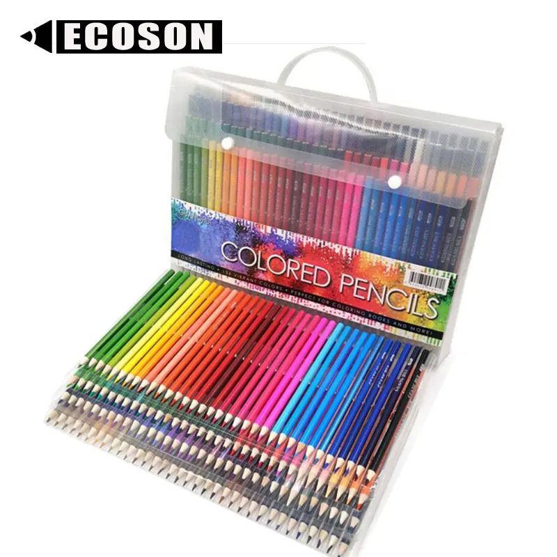Kit de crayons 10x professionnels, 150 couleurs, dessin, aquarelle, vente en gros, qualité supérieure