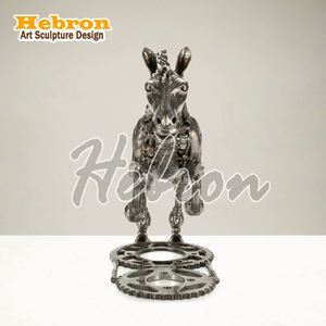 งานศิลปะโลหะเชิงนามธรรมที่สร้างสรรค์สำหรับตกแต่งห้องนั่งเล่น<span class=keywords><strong>ตู้</strong></span>วางทีวี & โมเดลเครื่องประดับโลหะงานฝีมือบนโต๊ะ - Product Image 4