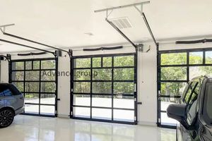 <span class=keywords><strong>Porte</strong></span> <span class=keywords><strong>de</strong></span> <span class=keywords><strong>garage</strong></span> <span class=keywords><strong>sectionnelle</strong></span> automatique à vue complète en verre transparent, au meilleur <span class=keywords><strong>prix</strong></span>, finition industrielle en <span class=keywords><strong>aluminium</strong></span> anodisé noir - Product Image 5