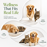 Complément multivitaminé premium pour chiens et chats, gouttes de vitalité 10-en-1 avec soutien antioxydant, ingrédients purs d'origine naturelle