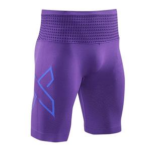 Shorts Deportivos de Cintura Alta para Mujer, Cierre Elástico en la Cintura, Ajuste Lateral en las Piernas, Logotipo Personalizado, Nailon, Elastano, Estampado, Shorts de Yoga y Fitness - Product Image 2
