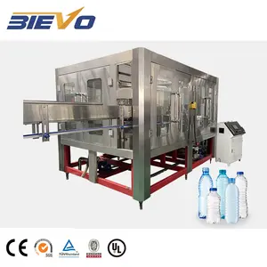 Long Service Life Automatic Mineral Water Plastic Bottle Washing Filling Capping Producing Machine Line