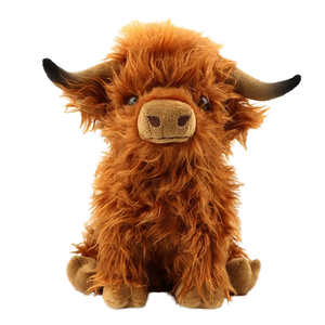 Nuevo Juguete de Peluche de Vaca de las Tierras Altas de 25 cm, Muñeco de Ganado de las Tierras Altas, Peluche Largo de Toro, Decoración de Peluche, Venta al por Mayor - Product Image 1