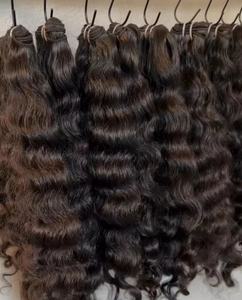 SDD doble dibujado oscuro 99J Color lindo estilo Remy joven donante <span class=keywords><strong>cabello</strong></span> humano HD encaje Frontal resaltar Color marrón peluca - Product Image 2