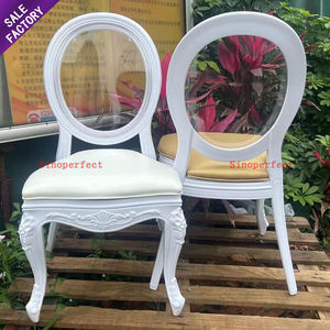 Silla de Resina Blanca Apilable Sino Perfect, Respaldo Redondo, Múltiples Tipos, Ideal para Bodas y Fiestas - Product Image 1