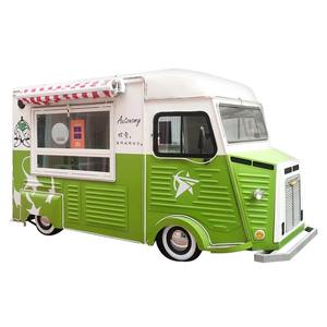 Street Bar Grill Kiosk <b>Mobile</b> Coffee Juice Drink Trailer Fast Food Truck Retro Vintage Food Cart for Sale - Product Image 2