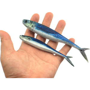 New soft plastic lure Shad Bait Lifelike Black Bass 12cm 16cm 3D De Pesca soft bionic fishing bait
