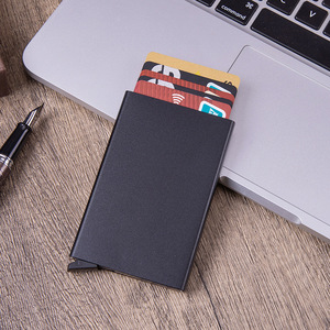 New Trend <strong>Personalised</strong> Minimalist <strong>Wallet</strong> Aluminum Metal Credit Card Holder <strong>Mens</strong> Slim Rfid Block Pop up <strong>Wallet</strong> for Gifts - Product Image 6