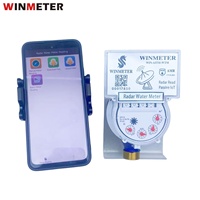 Medidor de Agua por Radar DN20 Sin Batería IP68 Certificado CE Pasivo IoT AMR Tipo Caja Cero Mantenimiento Plástico/Latón/Acero Inoxidable/Hierro Fundido para Inundaciones/Suelos