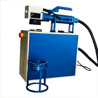 Mini machine portable de gravure laser à fibre 20W 30W 50W pour métal, cuivre, plastique, industrie automobile, pneu en caoutchouc