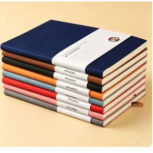 สมุดบันทึกปกแข็ง A5 ลายเส้นแบบกำหนดเอง สีดำ สำหรับนักเรียน - Product Image 1