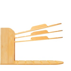 Bamboo <b>Shoe</b> <b>Storage</b> <b>Rack</b> Adjustable For High Heels And <b>Shoes</b> Home Organization - Product Image 5