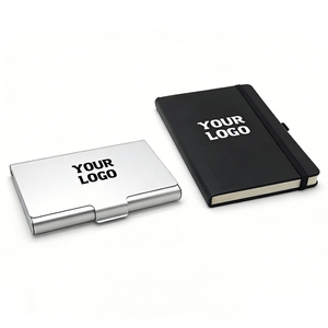 2026 Promotional Business Gift RFID Credit Card Holder Wallet for Men Women Wholesale Custom Logo ID Name Card Holder Case Box