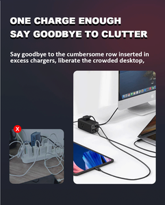 Vente en gros CE ROHS ETL Certificat 65W GaN <span class=keywords><strong>Chargeur</strong></span> rapide US Standard Accord complet <span class=keywords><strong>Chargeur</strong></span> rapide pour <span class=keywords><strong>iPhone</strong></span>/Samsung - Product Image 5