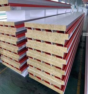 Acier pour toiture et mur isolés insonorisés, sandwich EPS, XPS, <span class=keywords><strong>laine</strong></span> <span class=keywords><strong>de</strong></span> <span class=keywords><strong>verre</strong></span>, noyau en polyuréthane, résistant au feu, résistant à l'eau - Product Image 3