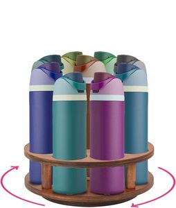 Organizador de Botellas para Vasos Stanley de 24-40 oz con 9 Ranuras Giratorias para Gabinetes de Cocina - Product Image 1