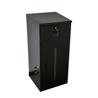 Boîte aux lettres métallique grande capacité, étanche, style européen et américain, conçue pour recevoir lettres, e-mails et courrier