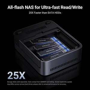 NASync DXP480T Plus 4 All Flash SSD NAS I5 1235u ซีพียู 10 คอร์ แรม 8GB DDR5 ความจุ 128GB เครื่องจัดเก็บข้อมูลแบบเชื่อมต่อเครือข่าย DXP480T Plus - Product Image 6