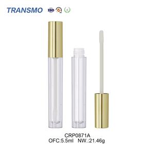 Tubos de Brillo Labial de Plástico Reciclado al por Mayor, Tubos de Brillo Labial Vacíos Transparentes, Etiqueta Personalizada, Tubo de Brillo Labial de 5 ml con Aplicador - Product Image 3