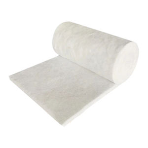 Tablero de aislamiento de lana de vidrio resistente al fuego hidrofóbico moderno de alto rendimiento para uso exterior y de almacén - Product Image 1