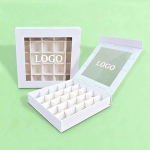 High Quality Custom-Made Cardboard Boxes High-End PVC Window Insert for <b>Presenting</b> Sugary Delights Desserts Sushi Noodles - Product Image 1