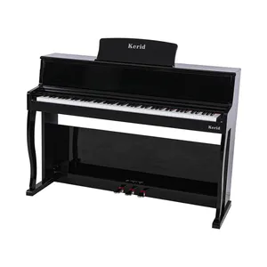 인기 완전 중량 88 키 디지털 피아노 디지털 피아노 벤치 목조 전자 피아노