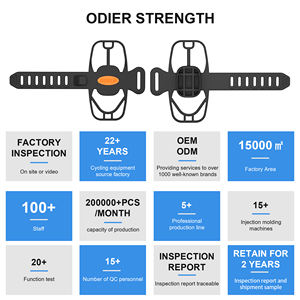 ที่วางโทรศัพท์ซิลิโคนยืดหยุ่นสำหรับจักรยานไฟฟ้าที่วางโทรศัพท์มือถือสำหรับจักรยานกีฬาจักรยาน - Product Image 5