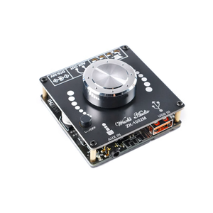ZK-1002M 100W+100W Bluetooth 5.0 Power Audio Amplifier Board Stereo AMP Amplificador Home <strong>Theater</strong> AUX USB - Product Image 1