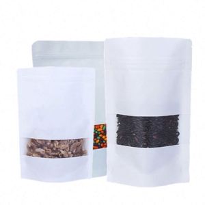 Sacs écologiques en papier résistants avec fermeture éclair et votre propre logo 17x24cm Pack promotionnel - Product Image 3
