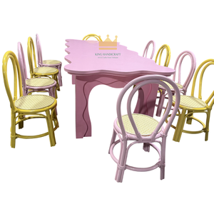 Sillas Infantiles de Ratán Hechas a Mano, Decoración para Fiestas de Cumpleaños, Asientos para Eventos Infantiles, Muebles Ecológicos Naturales - Product Image 6