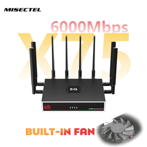 ขายดีเราเตอร์ M60K63 5G เราเตอร์ <span class=keywords><strong>Wifi6</strong></span> <span class=keywords><strong>AX6000</strong></span>ที่มีช่องใส่ซิมการ์ดคู่พัดลมระบายความร้อนเราเตอร์ IMEI 5g - Product Image 2