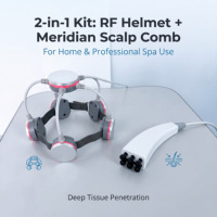 OEM 6-Knoten Kopfmassagegerät Helm Elektrisches Kopfhaut-Massagegerät mit Wärmekompression und Vibration für Professionelle Wellness-Center
