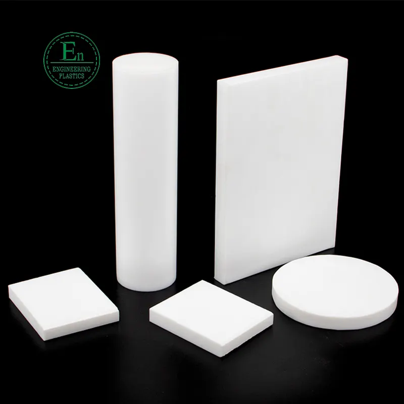 CNC range parts manufacturer anti static rod block stair material white High quality fireproof divided strips board ptfe sheet