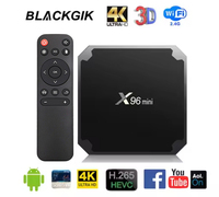 TV Box Android Quad Core X96 MINI 1GB RAM 8GB ROM AMLOGIC S905W Acceso Root Android Smart TV Box Tx3 Mini