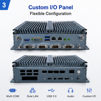Boîtier PC industriel mini ITX sans ventilateur Domify Stock, châssis en aluminium, I/O personnalisé, OEM ODM DM20