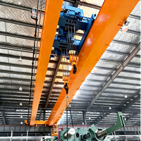 Grue à pont à double poutre de type européen NLH de qualité supérieure avec commande de fréquence variable, capacité 10t, 20t, 50t, 80t, 100 tonnes, avec chariot
