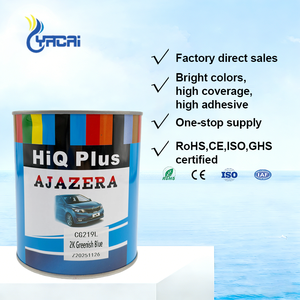 <span class=keywords><strong>Peinture</strong></span> de finition automobile polyuréthane 2K bleu vertâtre haute brillance application par pulvérisation pour la restauration et les retouches de voitures - Product Image 5