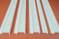 Supports de Mahjong en Acrylique Mint Star avec un Panneau Étoilé Doré sur Acrylique Transparent
