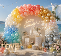 Ballons ronds en latex de 12 pouces, version brillante, ALO, décoration pour Noël, anniversaire, baby shower, mariage