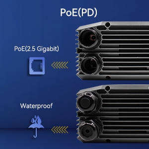 Yeacomm Outdoor FWA CPE 5G TR069 Dual-SIM-Modem MTKT750 CA Carrier Aggregation 1000Mbps <span class=keywords><strong>Max</strong></span> LAN QoS IP67 Firewall 2.4G WEP VPN - Product Image 5