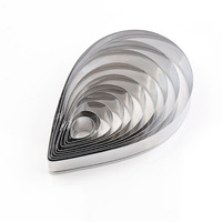 10 pièces/ensemble Fondant Austin Rose fleur forme acier inoxydable fleur Cutter gâteau faisant des outils
