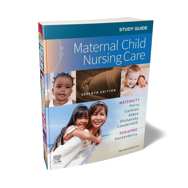 Study Guide for Maternal Child Nursing Care Softcover Medical Textbook Perfect Binding Customized Book Printing