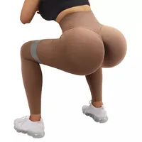 Pantalon de Yoga doux et taille haute pour femme, collant Sexy de sport, vêtements actifs