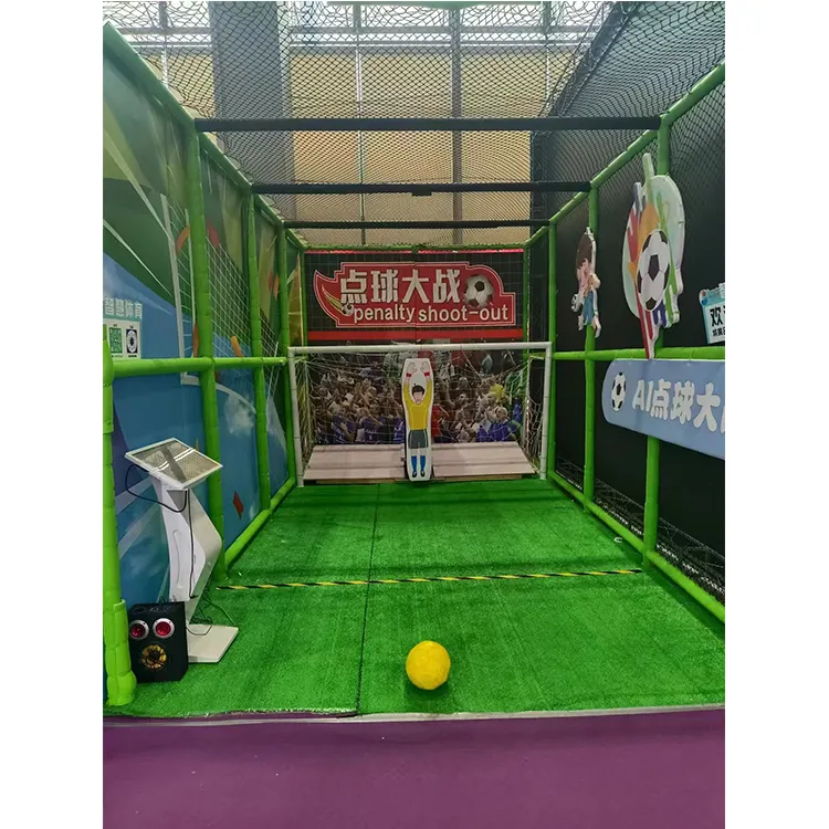 Hot Selling Football Penalty Kick Simulator Interaktiver Wand fußballs piel simulator