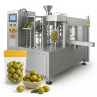 Machine d'emballage rotative entièrement automatique pour sachets préformés, directement de l'usine, pour les olives