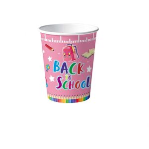 Articles de fête jetables sur le thème de la rentrée scolaire pour filles, ensemble de vaisselle en papier - Product Image 4