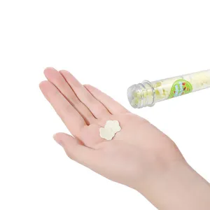 Papier de lavage des mains feuille de savon fournitures de voyage papier jetable fleur désinfectant papier savon