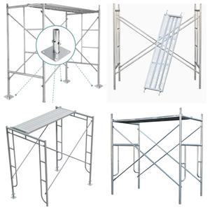 Plateforme d'<span class=keywords><strong>échafaudage</strong></span> moderne d'extérieur de qualité supérieure, <span class=keywords><strong>échafaudage</strong></span> mobile en acier pliable avec cadre d'échelle portable - Product Image 1