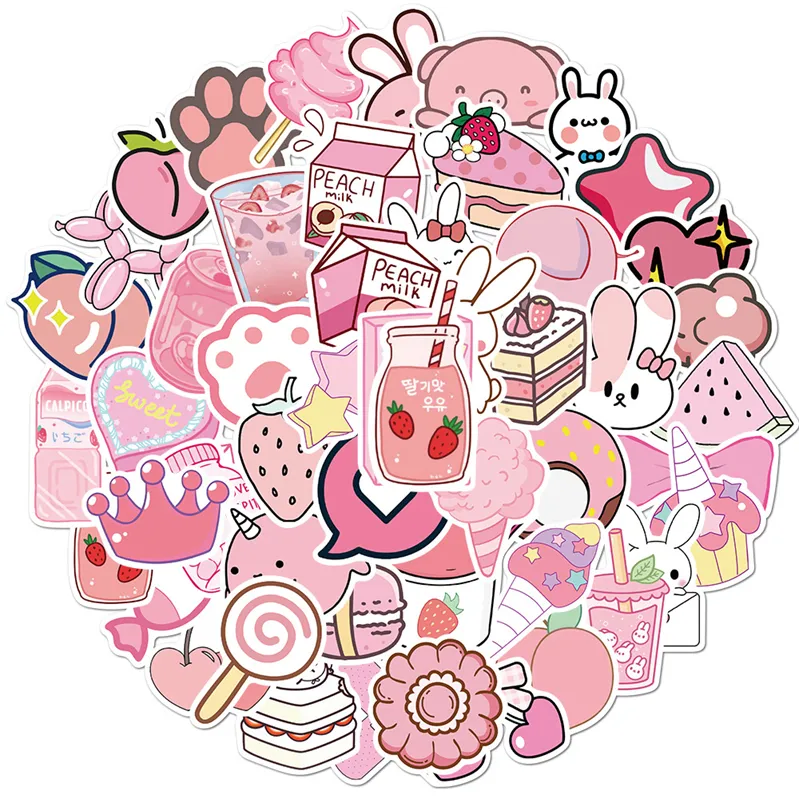 사용자 정의 일본 애니메이션 스티커 컬렉션 방수 비닐 죽을 잘라 장식 스티커
